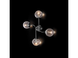 Ikarus - Plafón De Hierro Cromado Pulido 4 Luces L.63 X 59 - Bl213-pl4-cr