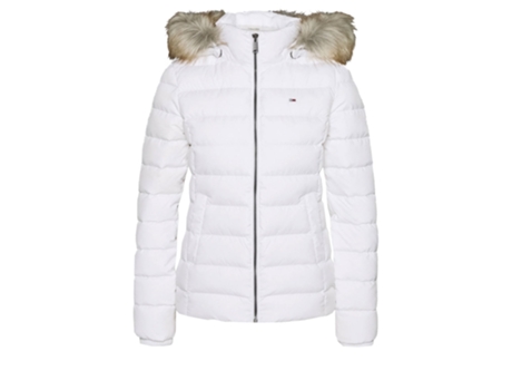 Abrigo para Mujer TOMMY JEANS (L - Blanco)