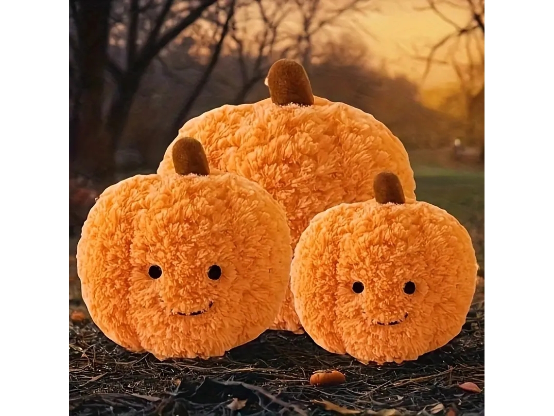 Almohada de peluche de calabaza de Halloween Viewleaf