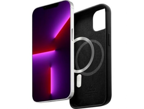 Funda para iPhone 12/12 Pro PURO Silicona Negro