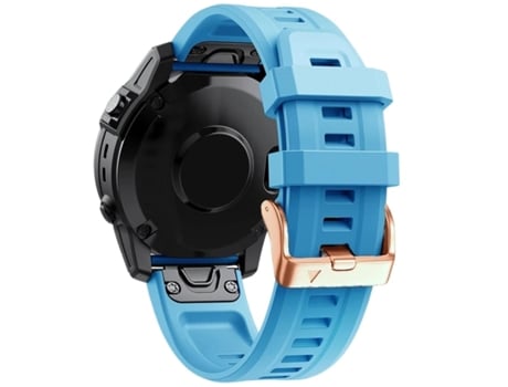 Correa Silicona Cierre Metálico para Garmin Fenix 5S Azul y Rojo Pack 2X VEANXIN