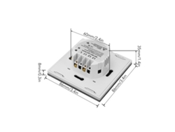 2026dz-interruptor De Luz Inteligente Wifi Rf Con Panel De Cristal Impermeable Control Táctil Y Voz 10a Ac80-260v