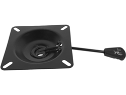 Base ajustable para silla de oficina, 16,5 x 16,5 cm, fabricada en hierro resistente, con mecanismo giratorio e inclinable. SFUSHOS