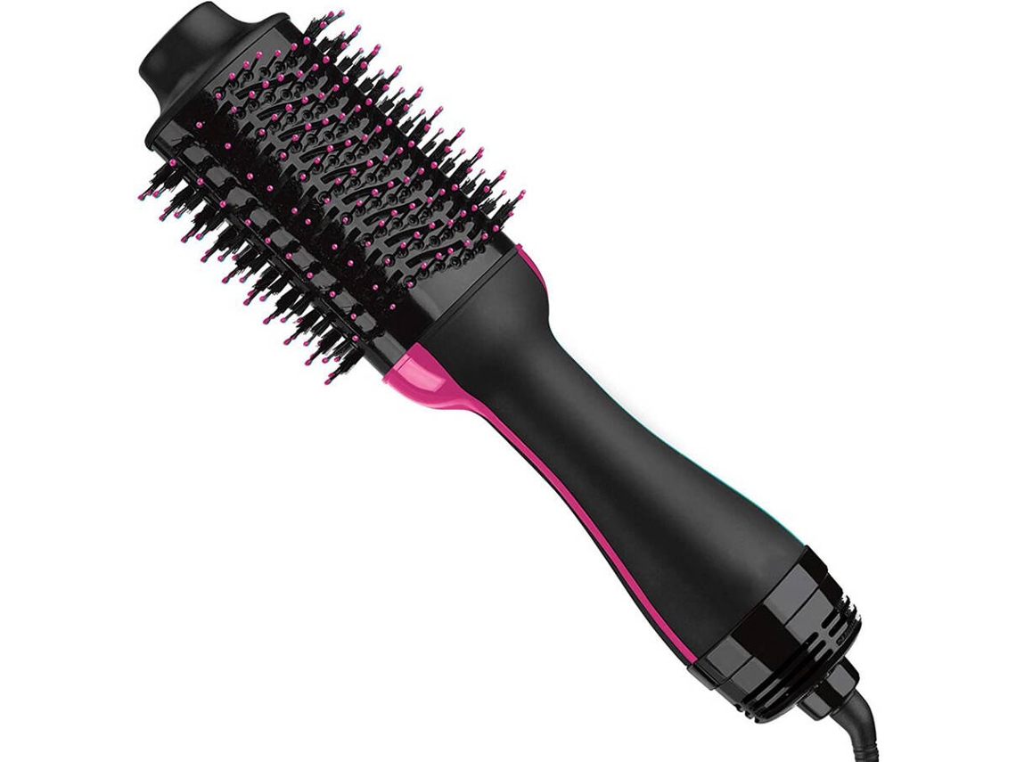 Cepillo para dar volumen y secado de cabello COZEVDNT One-Step Embalaje reemplazable negro