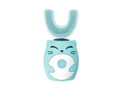 Cepillo de dientes eléctrico ultrasónico GOKOCO para niños, con forma de U, recargable por USB, para una limpieza inteligente del bebé.