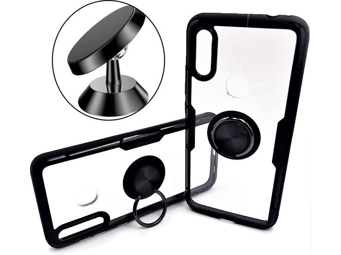 Kit Soporte Magnético y Carcasa Xiaomi Redmi 7 Clear Armor Transparente