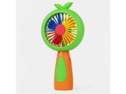 Ventoinha Portátil | Compacta, Bateria Recarregável, Usb, 2 Velocidades, Cabo Incluído Skyhe Hq66-23 Verde