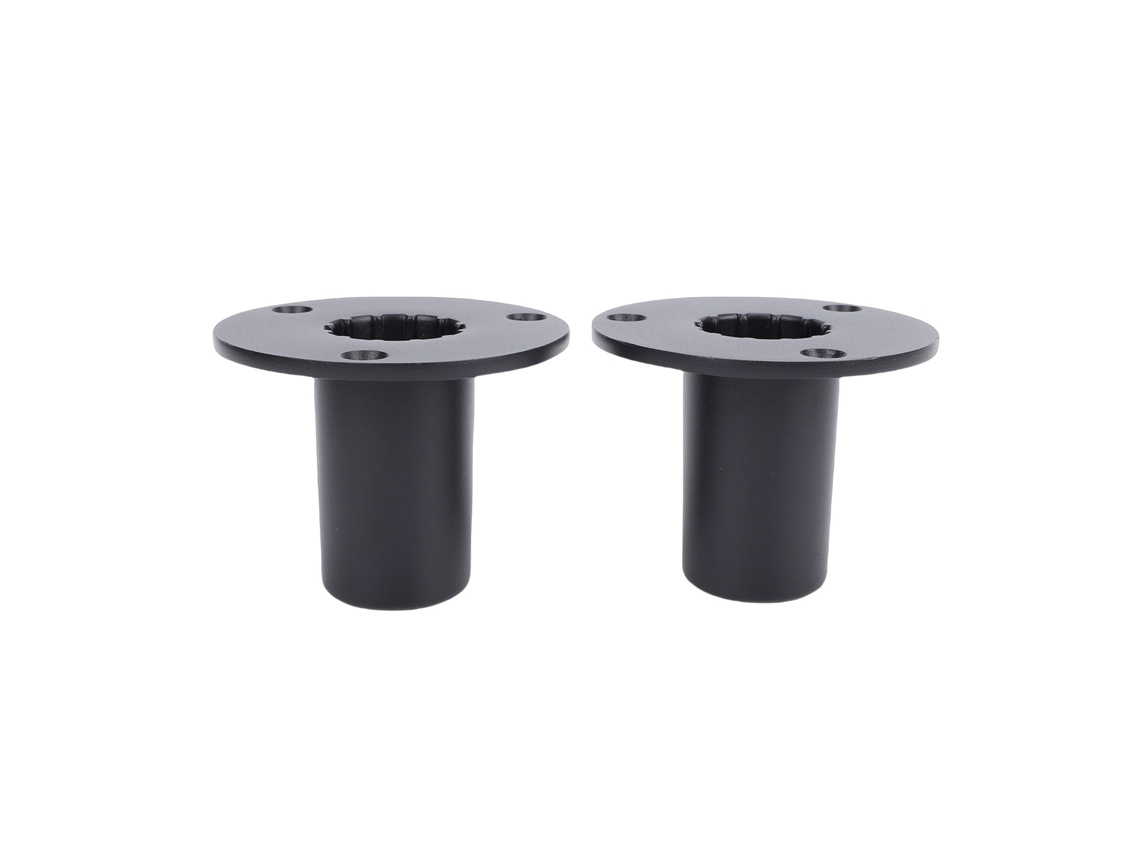 2 Piezas De Soporte Superior De Altavoz De Aleación De Aluminio, Adaptador De Montaje Interno Para Pa Dj