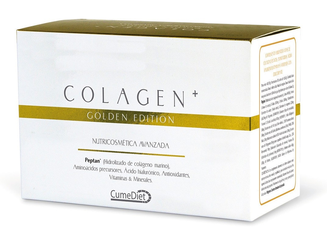 Complemento Alimentar CUMEDIET Colagen Plus Golden-30 Sobres (13,567 g)