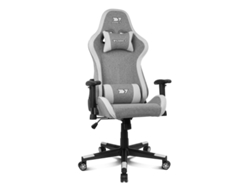 Silla Gaming DRIFT Dr90 Pro (Hasta 150 kg - Elevador a Gas Clase 4 - Gris Blanco)