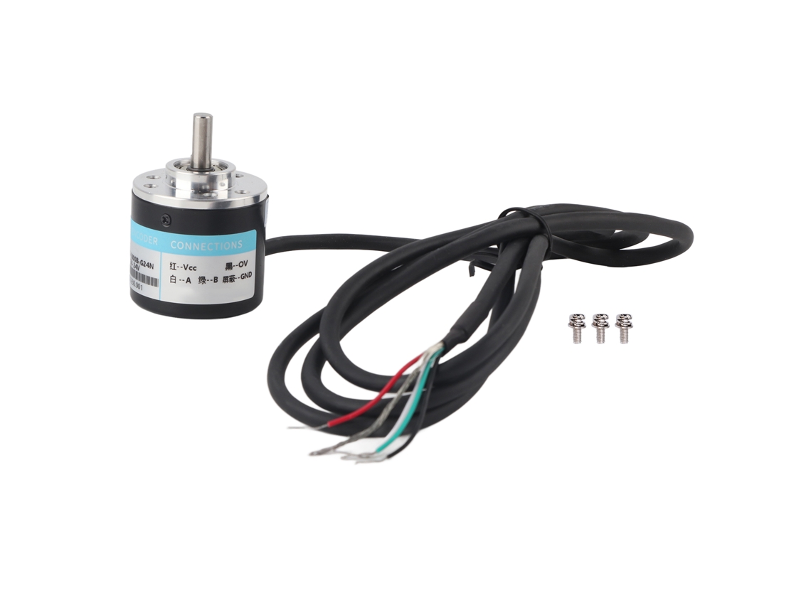 2026velora-encoder Rotativo Incremental De Eje Sólido De 2 Fases Ab 5-24v Dc Para Automatización De Oficinas 1000b