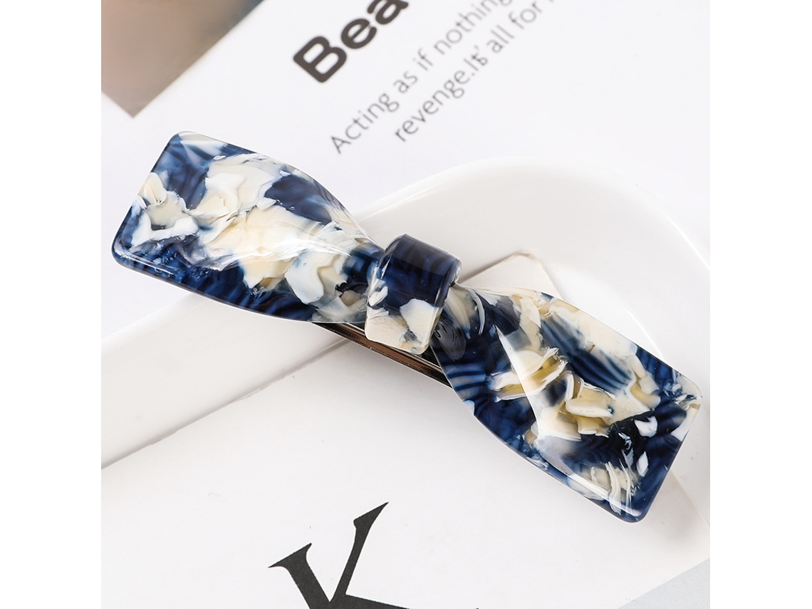 Accesorio Para El Cabello De Mujer, Pinza Para El Cabello Con Lazo, Multicolor*