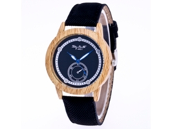 Reloj De Cuarzo Para Mujer Con Correa De Piel Sintética Azul Marino, Elegante Y Casual.