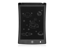 Tableta de escritura LCD portátil de 8,5 pulgadas, 15 x 0,6 x 22 cm, color negro