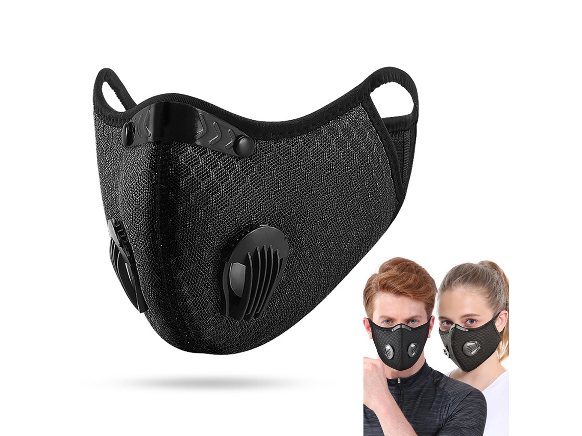 Mascarilla Para Ciclismo Con Gancho Ajustable Para Las Orejas, Protectora Contra El Polvo, Lavable Y Reutilizable.