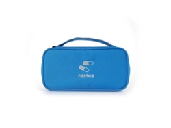 Botiquín De Primeros Auxilios Portátil, Bolsa Médica De Emergencia Impermeable Para Viajes, Acampadas Y Actividades Al Aire Libre, Color Azul.