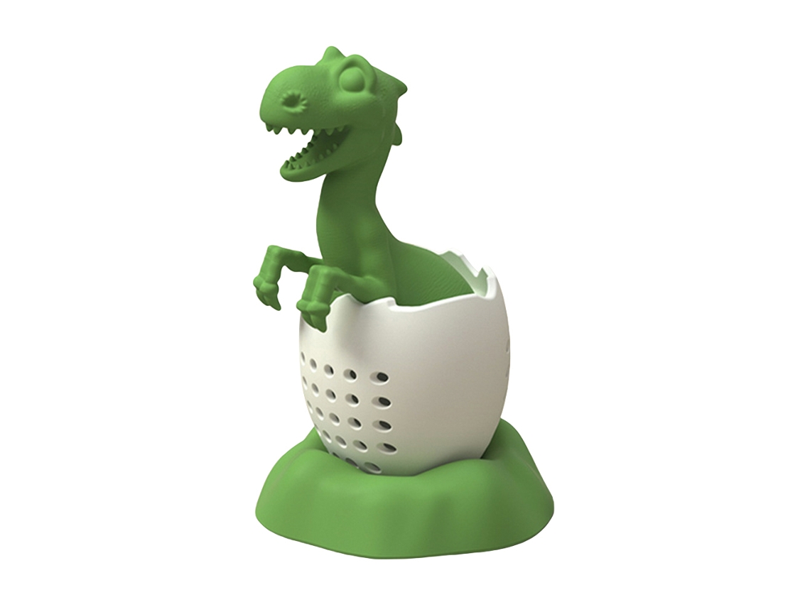 Adorable Infusor De Té De Silicona Con Forma De Dinosaurio, Resistente Al Calor Y Apto Para Lavavajillas.