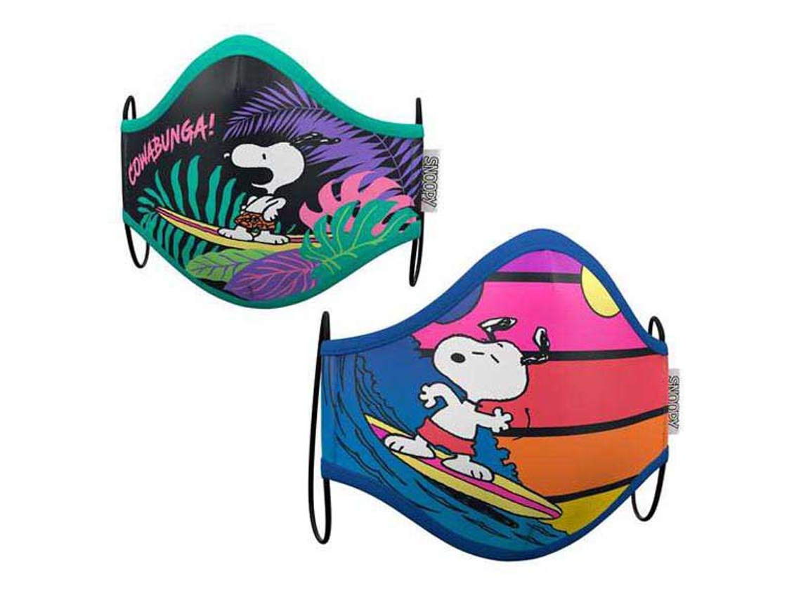 Máscara Higiênica Snoopy Premium Summer Limited Edition Colorido 10-12 Yearsviving Costumes