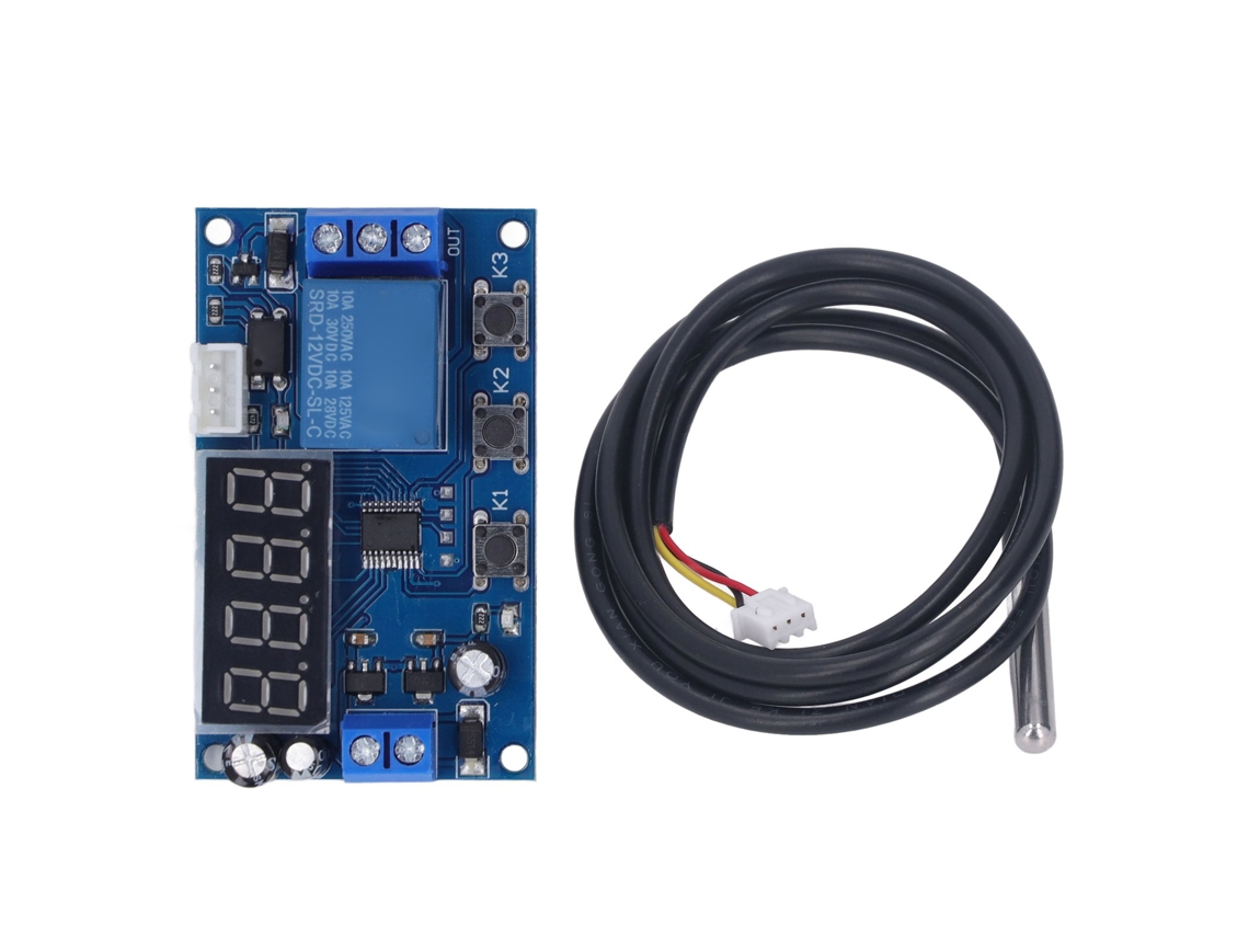 Módulo Controlador De Temperatura Pwm De 4 Cables Para Una Fácil Instalación De Un Ventilador De Pc De 12 V.