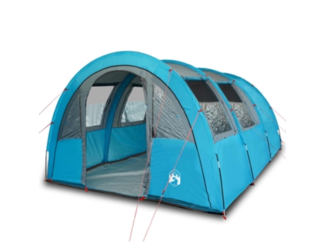 Tienda de campaña para 4 personas VIDAXL impermeable azul