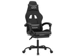 Silla De Juegos VIDAXL Negro Cuero artificial