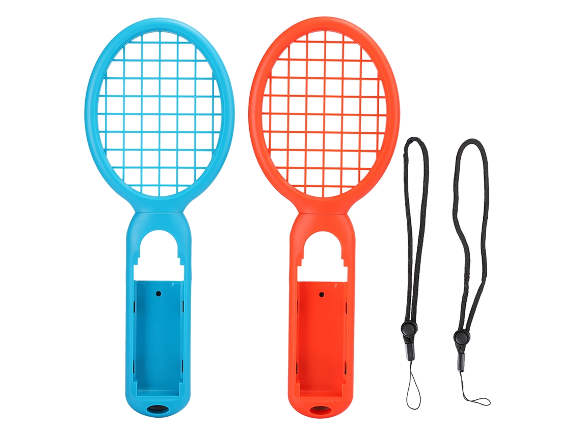 Raqueta De Tenis Con Control De Movimiento Para Consolas De Videojuegos, Accesorios, Rojo Y Azul.