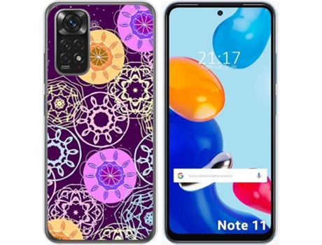 Carcasa Xiaomi Redmi Note 11 TUMUNDOSMARTPHONE Dibujos Radial Multicolor