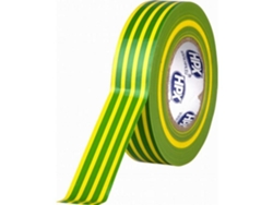Cinta Pvc Para Electricistas HPX 19Mm X 20M Aislamiento Eléctrico Amarillo Verdoso