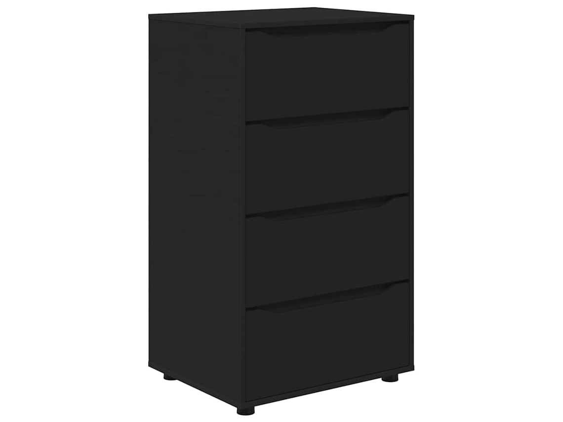 Conjunto de armario de almacenamiento negro 60x48x105 cm MAISON EXCLUSIVE