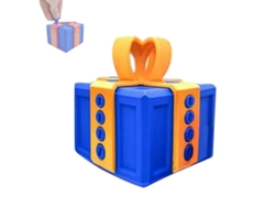 Caja de regalo Molesta 3D con tornillos, caja de regalo Molesta con almacenamiento giratorio Hot Rosewell
