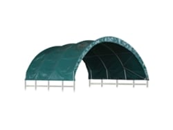 Carpa para ganado PVC VIDAXL verde (3,7x3,7 m)