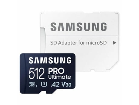 Tarjeta de Memoria Micro SD con Adaptador SAMSUNG MB-MY512SA/WW (512 GB)