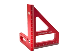 Regla Triangular Para Carpintería De 45 Y 90 Grados, Protector, Regla De Inglete, Marcador, Herramienta De Medición Y Trazado.