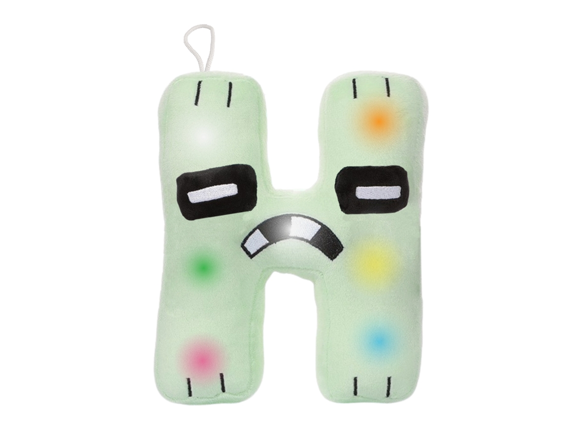 Alphabet Lore Peluche con luz LED. Muñeco Educativo de Letras. MAGIC SELECT