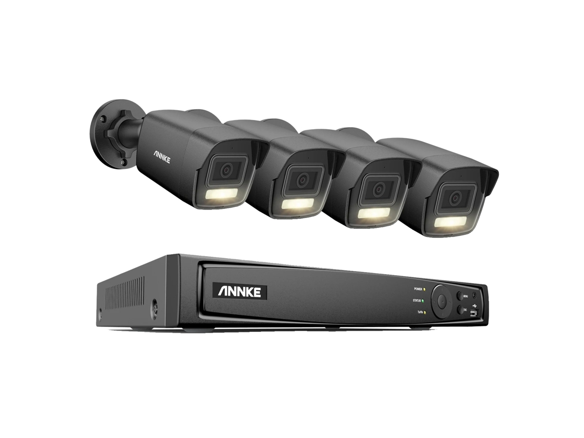 Sistema de cámaras de vigilancia de 8 canales, resolución de 12 MP, detección inteligente de personas y vehículos, 4 cámaras D de 8 canales, 2T OEM