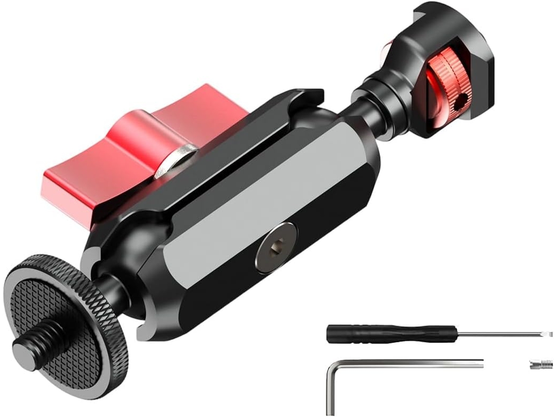 Adaptador De Cabezal Articulado Para Montaje En Jaula De Cámara Y Accesorios De Iluminación.