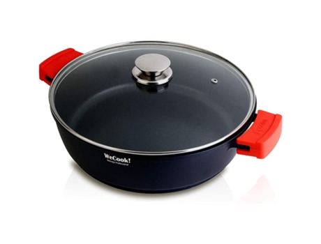Wecook cazuela baja 28 cm+tapa ecostone alum.fundido 5 mm 10200