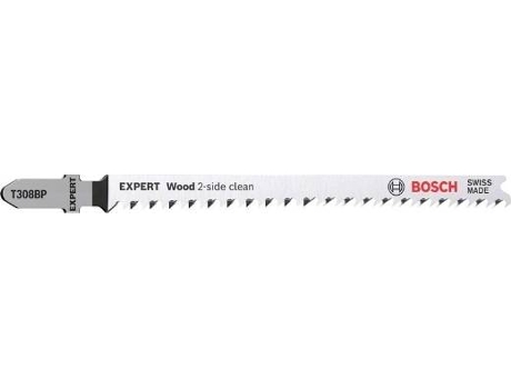 Hoja de Sierra de Calar BOSCH T 308 Bp Expert ‘Madera 2-Side Clean’ - 5 Un