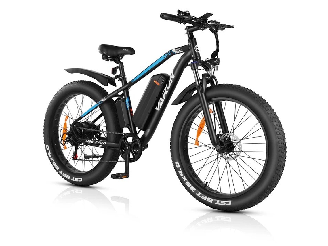 Bicicleta de montaña eléctrica Varun M26-2 Pro, ruedas de 26", batería de 250 W, 48 VE 13 Ah.