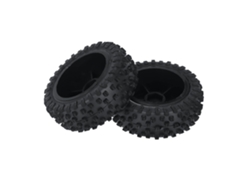 Neumático Trasero Negro 2pcs Wltoys 124010 1/12 Neumáticos Delanteros/traseros Llantas Coche Rc Repuesto Accesorios 2811/2812/2844/2845