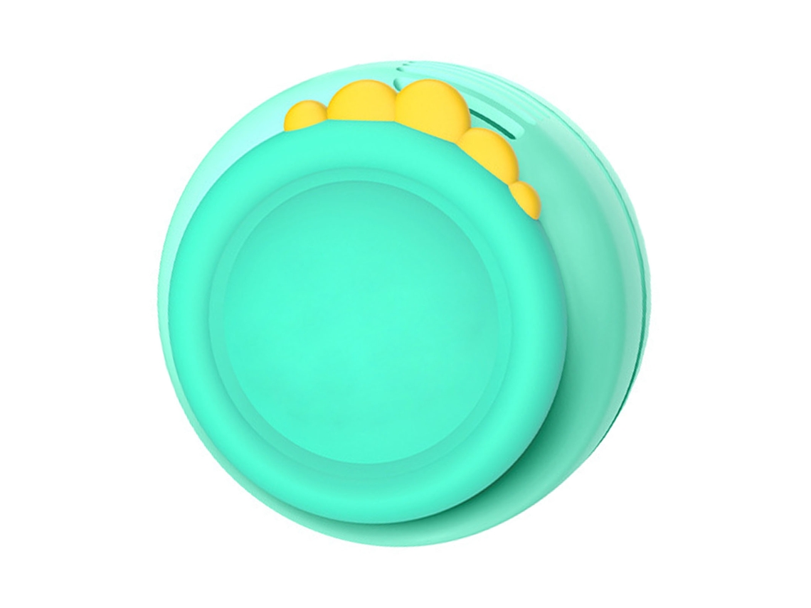 Ventilador de cuello infantil con diseño de dinosaurio verde, 3 velocidades.