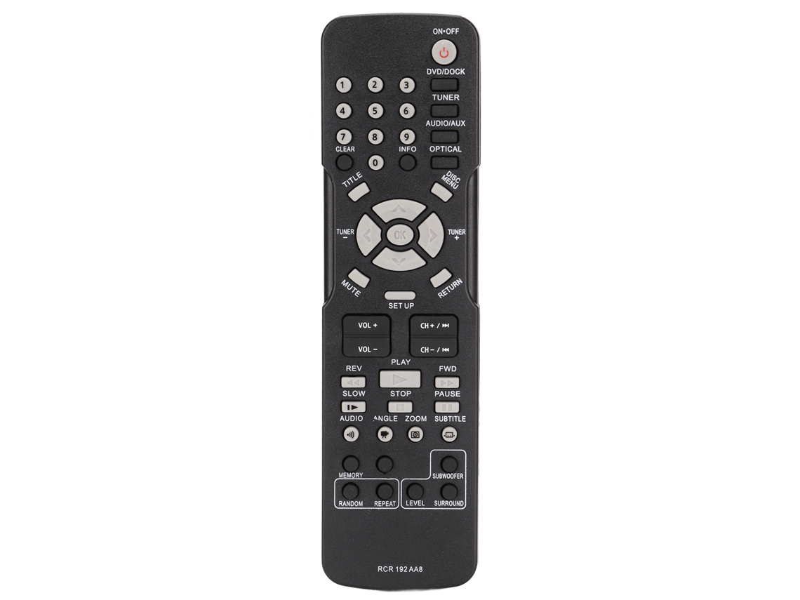Controlador De Dvd De Repuesto Estable Para Control Remoto Rca Para Sistema De Cine En Casa Rtd316wi