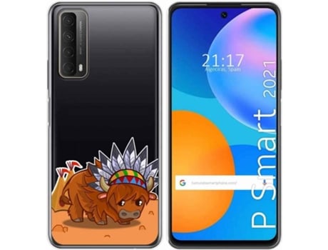 Carcasa Huawei P Smart 2021 TUMUNDOSMARTPHONE Bufalo Multicolor
