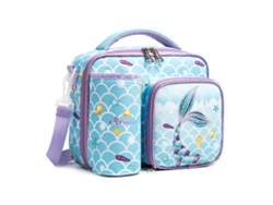 Bolsa térmica para el almuerzo, forro hermético para niñas y niños mayores de 3 años, reutilizable, diseño apto para niños, doble cremallera.