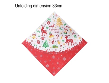 Pañuelos de fiesta de Navidad, adornos navideños, estilo1
