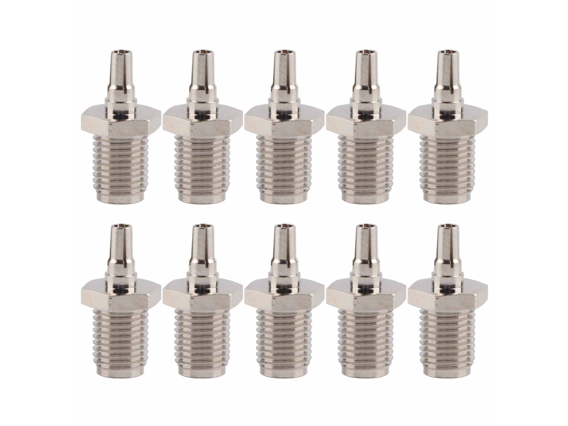 10 Conectores Coaxiales Rf Sma Hembra A Adaptador De Banda Ancha Ofc Crc9 Para Gps, Wifi Y Hotpot.