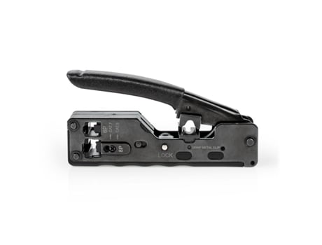 Crimpadora NEDIS Cat5 / Cat5E / Cat6 / Cat6A / Cat7 / Rj12 / Rj45 Alicates de Prensado / Corte Material en ABS / Acero