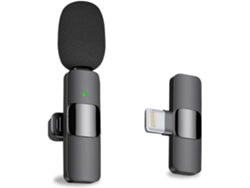 Micrófono inalámbrico SIURN Micrófono de grabación de condensador omnidireccional inalámbrico para iPhone y iPad