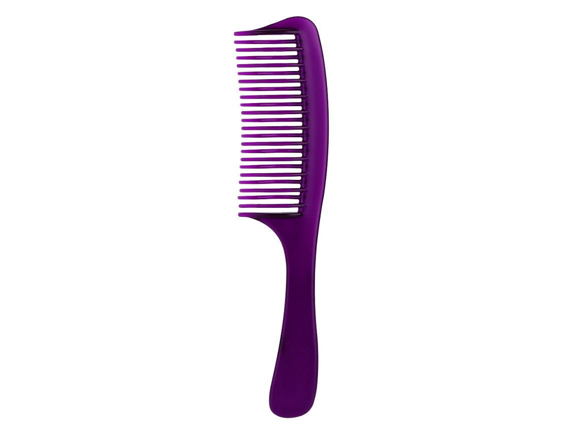 Vlrla-portátil Wide Tooth Oil Cabelo Styling Comb - Purple