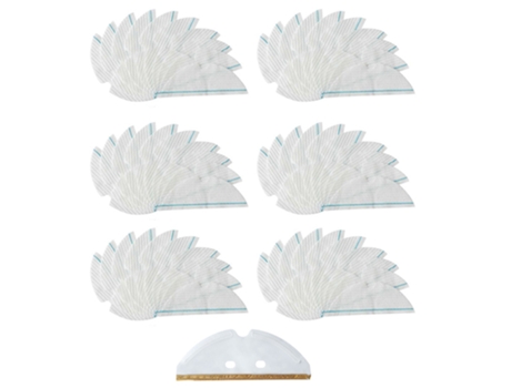 Juego de paños de mopa para Xiaomi Roborock S50 S55 S6 T6, repuesto de paños de fregona desechables, juego de accesorios de almohadillas, 61 piezas